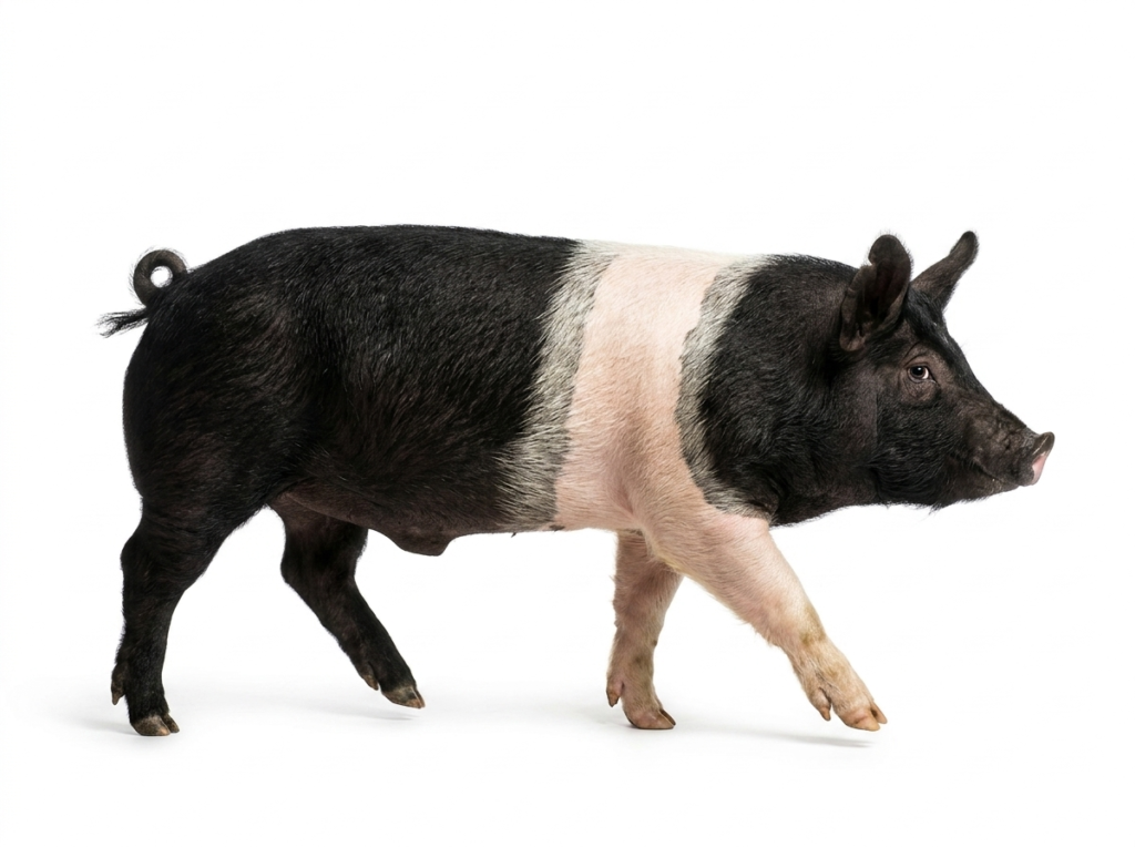 Порода свиней гемпшир (гемпширская порода): характеристики, фото | Альфатехнологии